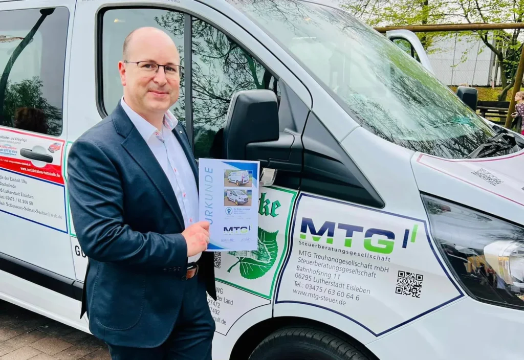 MTG Sponsor für Kinderschutzbund